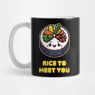 Cute Kimbap Rice to meet to you Mug